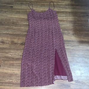 Abercrombie Side Slit midi dress